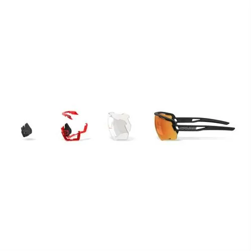 Salice Sport Glasses 020RWX - black/red / RW red
