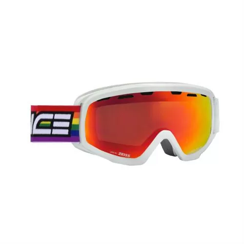 Salice Junior Skibrille - white-red / dav RW red