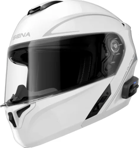 Sena OUTRUSH R Smart Motorrad-Klapphelm (ECE) - weiss glänzend