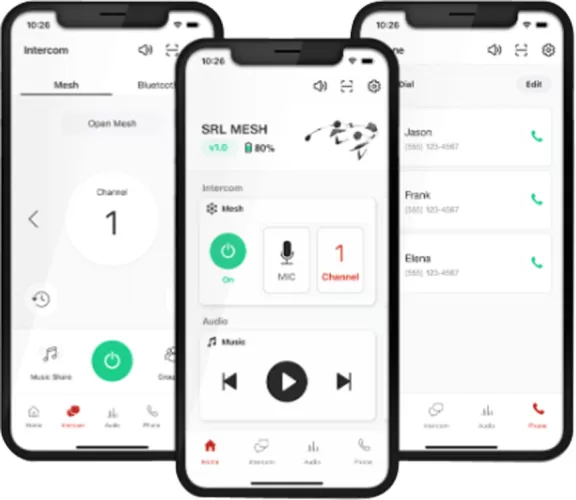 Sena SENA SRL MESH Bluetooth Headset für Shoei-Helme