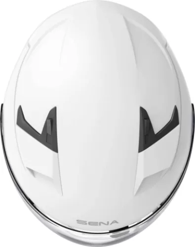 Sena OUTSTAR Smart Motorrad-Jethelm (ECE) - weiss glänzend