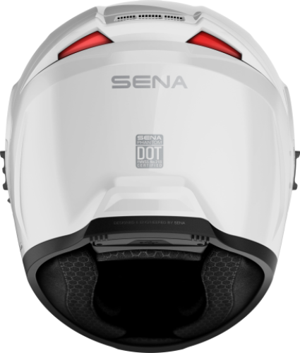 Preview: Sena PHANTOM ANC Smart Motorrad-Integralhelm - weiss glanz