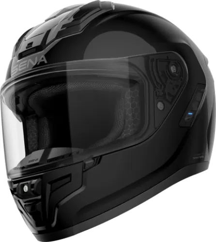Sena PHANTOM Smart Motorrad-Integralhelm - schwarz glanz