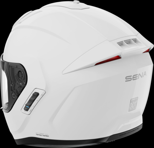 Preview: Sena PHANTOM Smart Motorrad-Integralhelm - weiss glanz