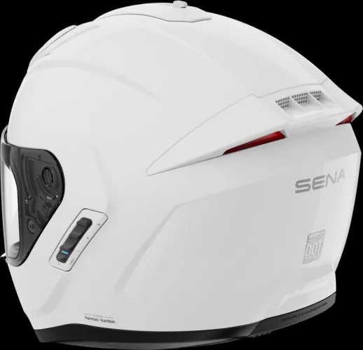 Sena PHANTOM Smart Motorrad-Integralhelm - weiss glanz