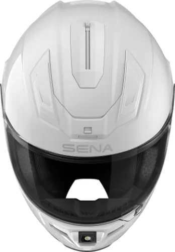 Sena PHANTOM Smart Motorrad-Integralhelm - weiss glanz