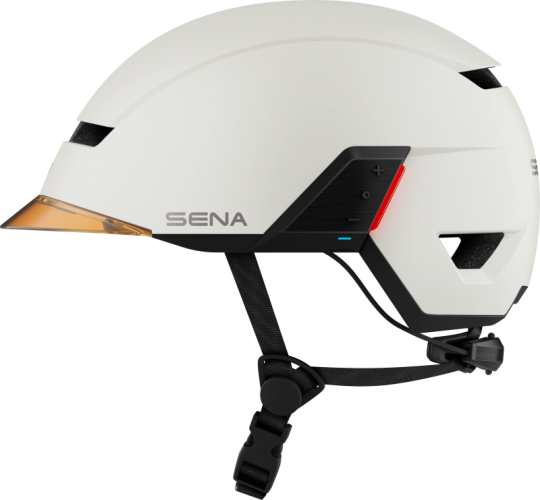 Preview: Sena U1 E-Bike Helm mit Kommunikationssystem - Matt White