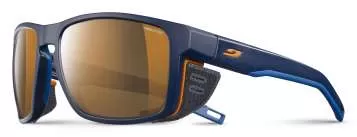 Julbo Sonnenbrille Shield - Blau-Orange, Braun