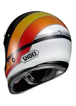 SHOEI EX-Zero Equation TC-10 Full Face Helmet - black-white-orange-red