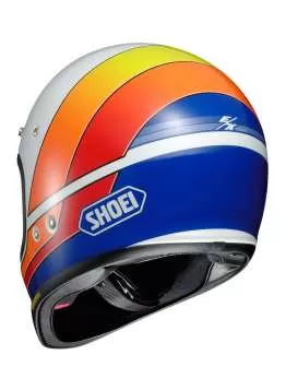 SHOEI EX-Zero Equation TC-2 Full Face Helmet - white-blue-orange