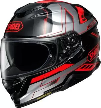 SHOEI GT-Air II Aperture TC-1 Full Face Helmet - black-red-grey