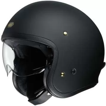 SHOEI J-O Open Face Helmet - black matt