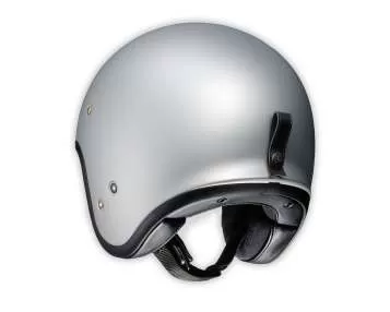 SHOEI J-O Open Face Helmet - silver matt