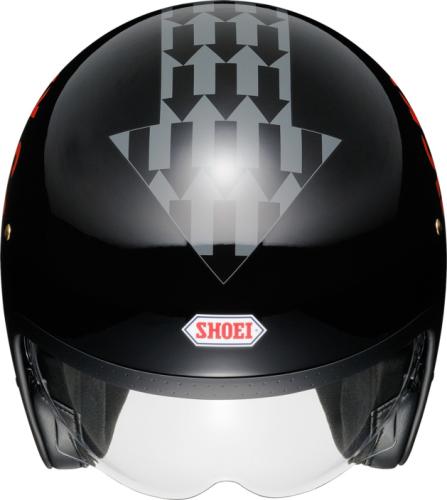 Preview: SHOEI J-O The Lucky Cat Garage TC-5 Jethelm - schwarz-grau-rot
