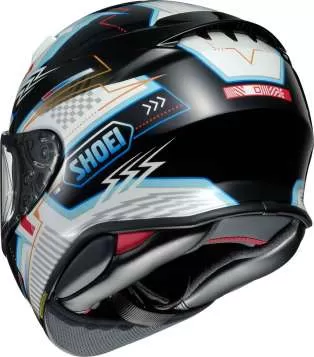 SHOEI NXR 2 Arcane TC-10 Full Face Helmet - black-white-blue