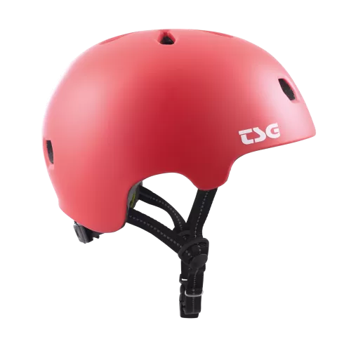 TSG Velo Helmet Meta Solid Color - satin gentle red