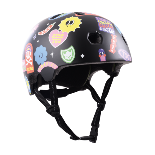 Preview: TSG Velohelm Meta Graphic Design - happy sticker