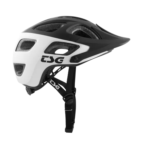 TSG Velohelm Seek Graphic Design - block white-black