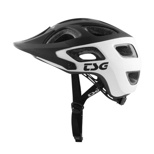 TSG Velohelm Seek Graphic Design - block white-black