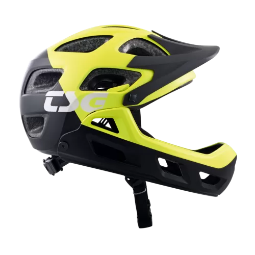 TSG Velohelm Kinder Seek Fr Graphic Design - flow black-yellow
