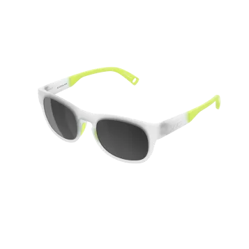 POC Evolve Sportbrille - Transparant Crystal/Fluorescent Limegreen, Equalizer Grey Cat 3