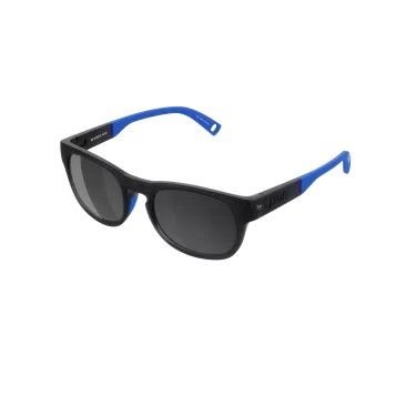 POC Evolve Sportbrille - Uranium Black Transparent Fluorescent Blue, Equalizer Grey Cat 3