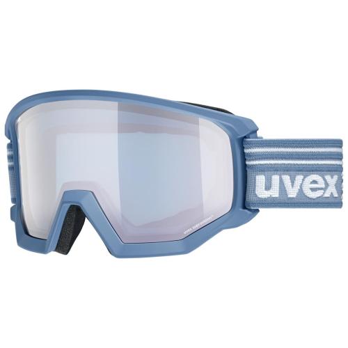 Uvex athletic FM Skibrille - lagune mat mirror silver blue