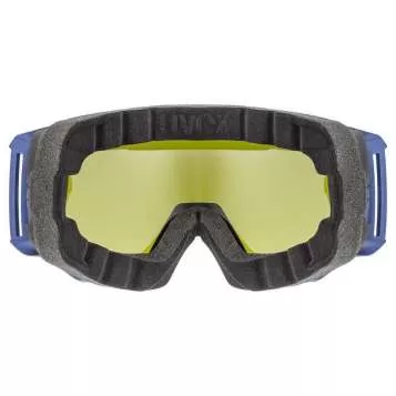 Uvex athletic FM Ski Goggles - navy mat, dl/mirror blue-green