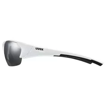 Uvex Blaze III 2.0 Sun Glasses - white black litemirror silver / litemirror orange / clear