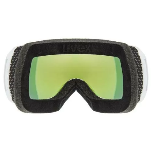 Uvex downhill 2100 CV race Ski Goggles - white mat mirror orange
