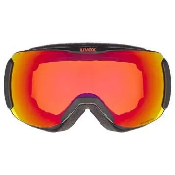 Uvex Downhill 2100 CV Skibrille - black, sl/ mirror scarlet - colorvision orange