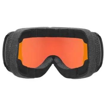 Uvex Downhill 2100 CV Ski Goggles - black, sl/ mirror scarlet - colorvision orange