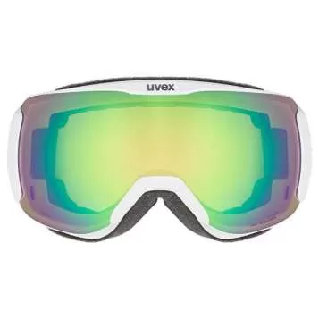 Uvex Downhill 2100 CV Ski Goggles - white matt, sl/ mirror green - colorvision green