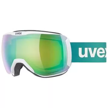 Uvex Downhill 2100 CV Skibrille - white matt, sl/ mirror green - colorvision green
