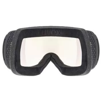 Uvex downhill 2100 V Ski Goggles - black mat, dl/mirror green/ variomatic-clear
