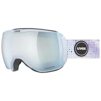 Uvex downhill 2100 WE CV Skibrille - arctic blue matt, sl/ mirror white - colorvision green
