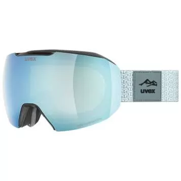Uvex epic ATTRACT Ski Goggles - black matt dl/mirror sapphire