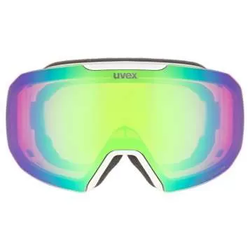 Uvex epic ATTRACT Ski Goggles - white matt dl/mirror green
