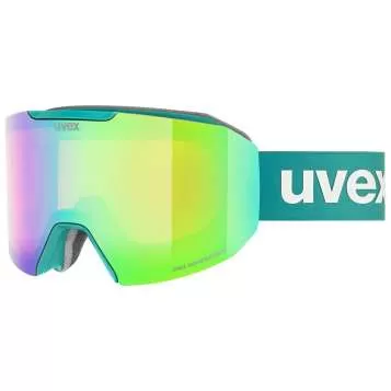 Uvex evidnt ATTRACT Ski Goggles - proton matt dl/mirror green