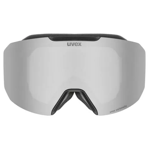 Uvex Evidnt Attract Skibrille - black matt / silber