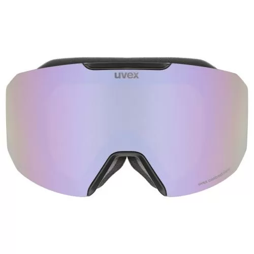Uvex Evidnt Attract S Skibrille - black matt / -grün