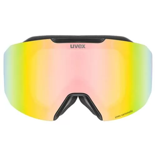 Uvex Evidnt Attract S Ski Goggles - black matt / orange