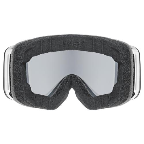 Preview: Uvex Pwdr Fm Ski Goggles - white matt / silver-gray