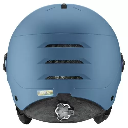 Uvex Wanted Visor Ski Helmet - stone blue matt
