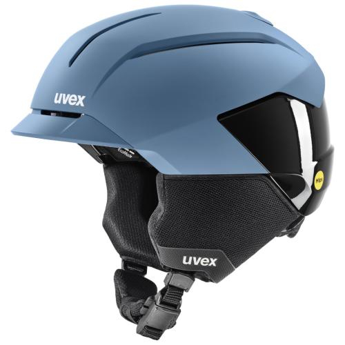 Preview: Uvex Levitate Mips Ski Helmet - stone blue-black matt