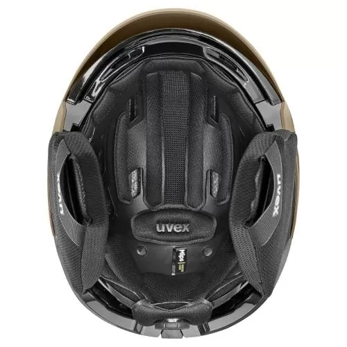 Uvex Levitate Mips Ski Helmet - brown-black matt