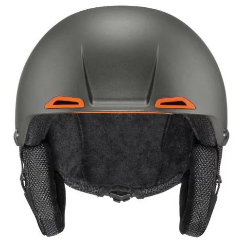 Uvex JAKK+ IAS Skihelm - dark slate - orange