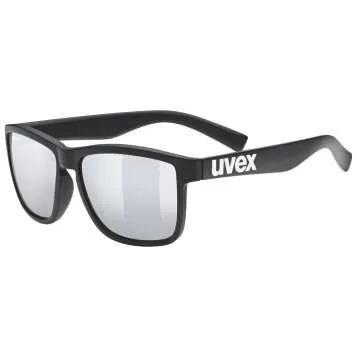Uvex LGL 39 Sonnenbrille - Black Mat Mirror Silver