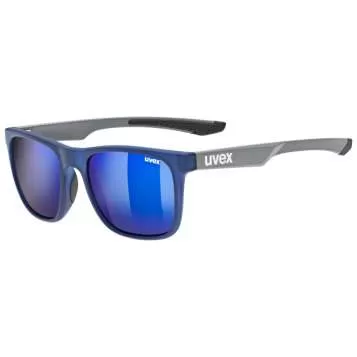 Uvex LGL 42 Sun Glasses - Blue Grey Mirror Blue