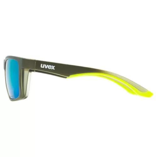 Uvex LGL 50 Colorvision Sonnenbrille - Olive Mat Mirror Green